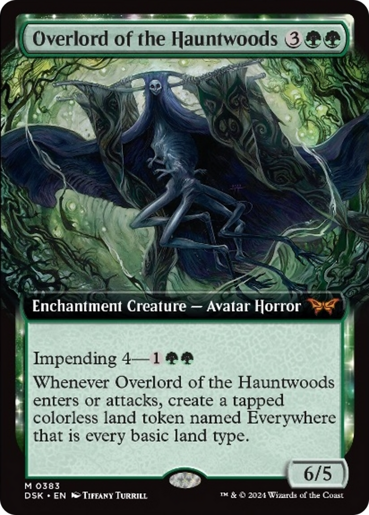 Overlord of the Hauntwoods (Extended Art) [Duskmourn: House of Horror] | Deep Dive Games St. Marys