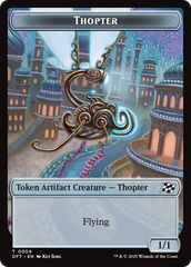 Thopter (0009) // Treasure Double-Sided Token [Aetherdrift Tokens] | Deep Dive Games St. Marys