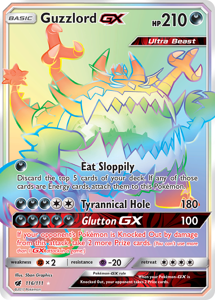 Guzzlord GX (116/111) [Sun & Moon: Crimson Invasion] | Deep Dive Games St. Marys