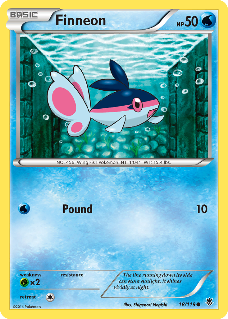 Finneon (18/119) [XY: Phantom Forces] | Deep Dive Games St. Marys