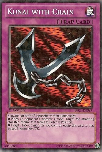 Kunai with Chain [BP01-EN087] Starfoil Rare | Deep Dive Games St. Marys