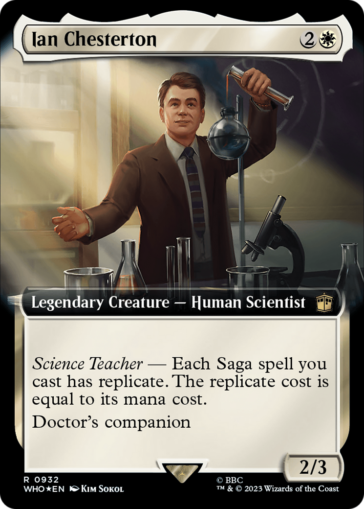 Ian Chesterton (Extended Art) (Surge Foil) [Doctor Who] | Deep Dive Games St. Marys