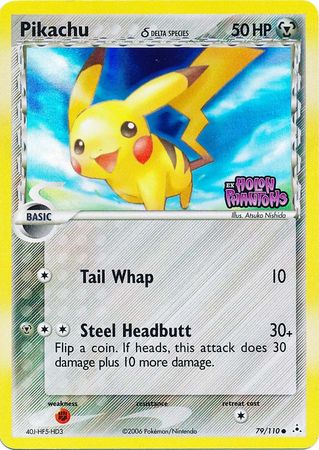 Pikachu (79/110) (Delta Species) (Stamped) [EX: Holon Phantoms] | Deep Dive Games St. Marys