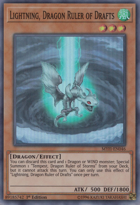 Lightning, Dragon Ruler of Drafts [MYFI-EN046] Super Rare | Deep Dive Games St. Marys