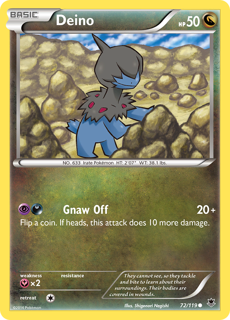 Deino (72/119) [XY: Phantom Forces] | Deep Dive Games St. Marys