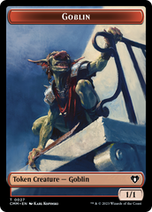 Saproling // Goblin Double-Sided Token [Commander Masters Tokens] | Deep Dive Games St. Marys