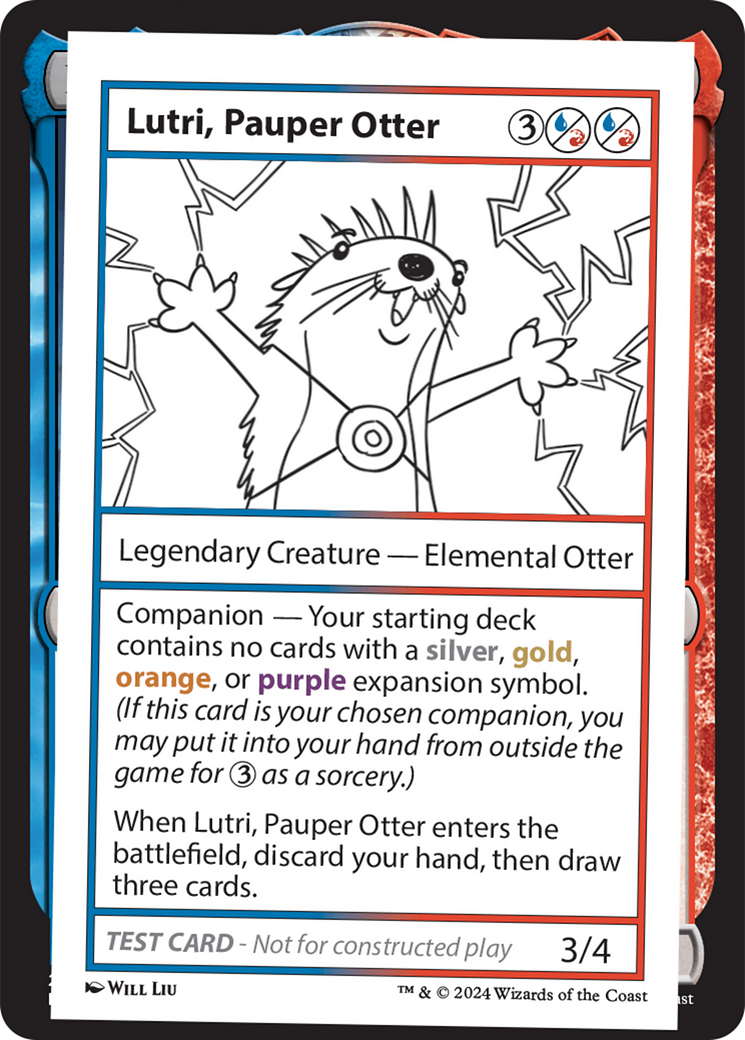 Lutri, Pauper Otter [Mystery Booster 2 Playtest Cards] | Deep Dive Games St. Marys