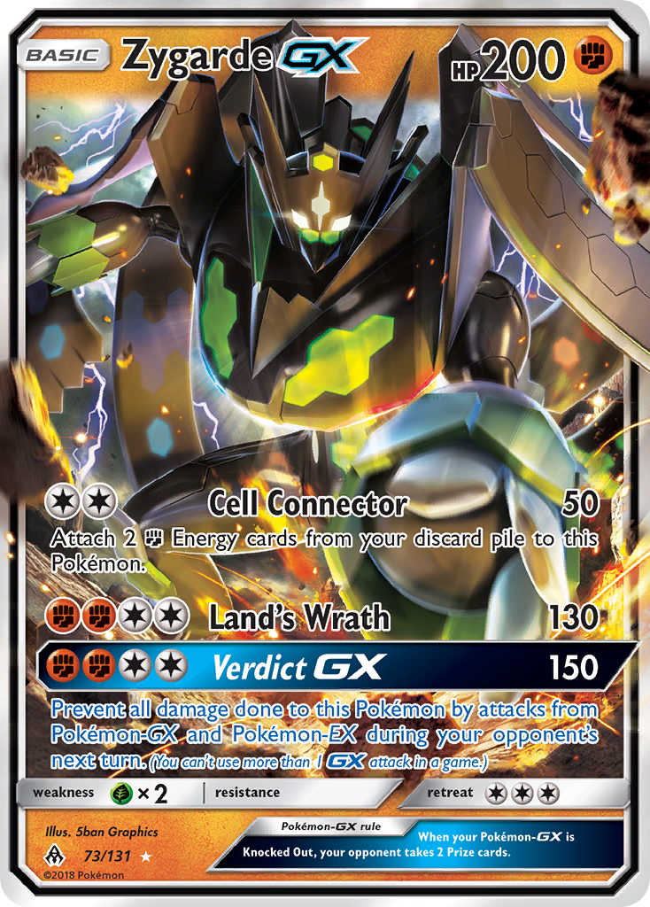 Zygarde GX (73/131) [Sun & Moon: Forbidden Light] | Deep Dive Games St. Marys