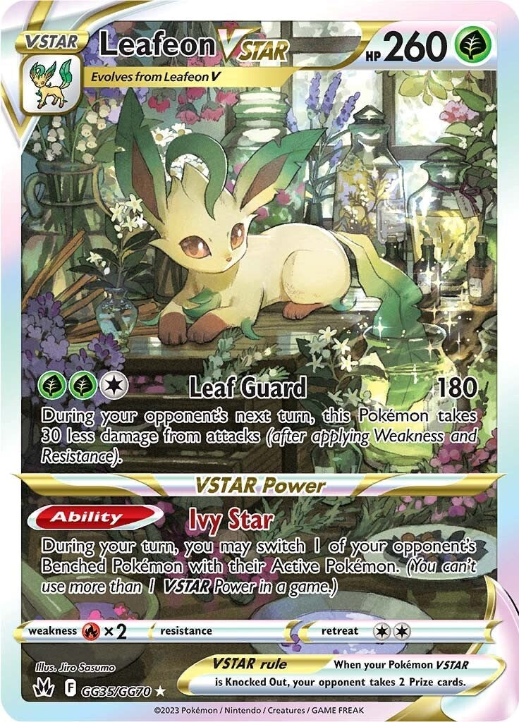 Leafeon VSTAR (GG35/GG70) [Sword & Shield: Crown Zenith] | Deep Dive Games St. Marys