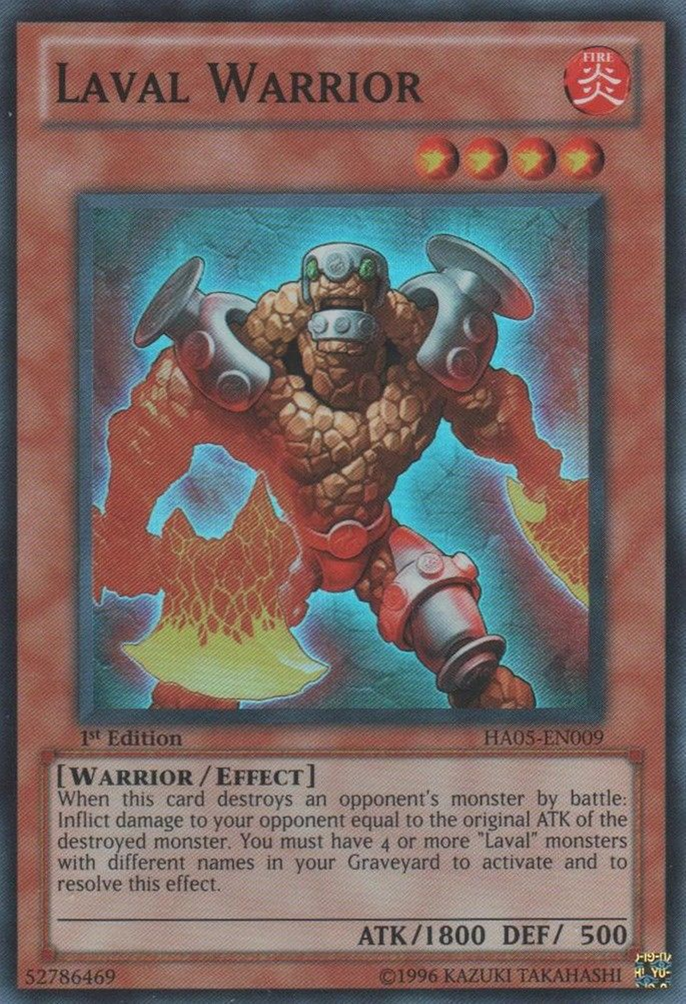 Laval Warrior [HA05-EN009] Super Rare | Deep Dive Games St. Marys