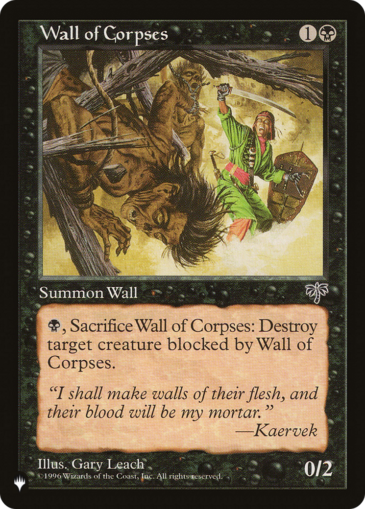 Wall of Corpses [The List] | Deep Dive Games St. Marys