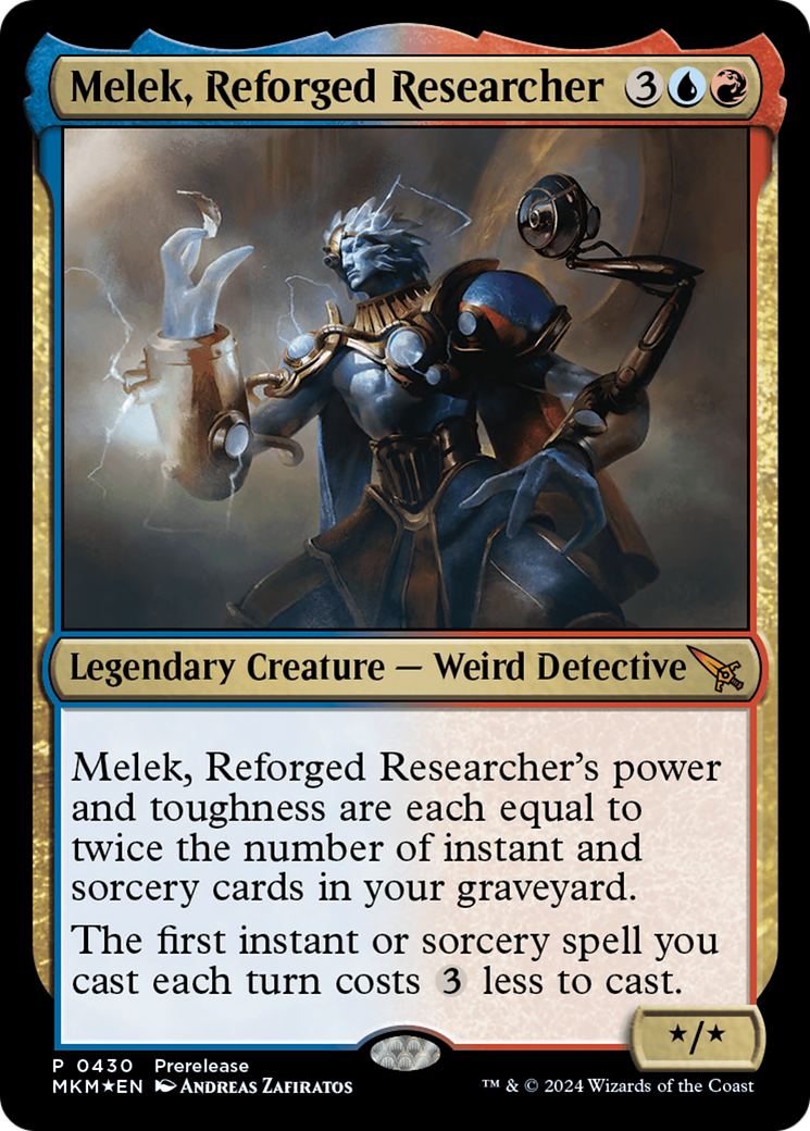 Melek, Reforged Researcher [Murders at Karlov Manor Prerelease Promos] | Deep Dive Games St. Marys