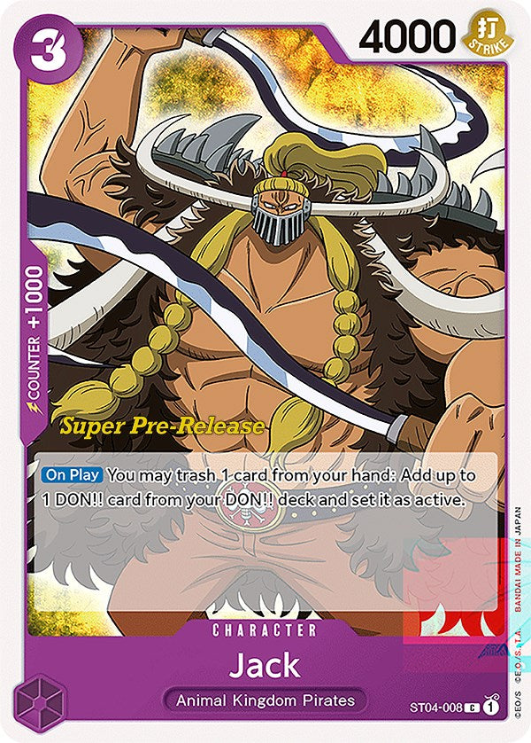 Jack [Super Pre-Release Starter Deck: Animal Kingdom Pirates] | Deep Dive Games St. Marys