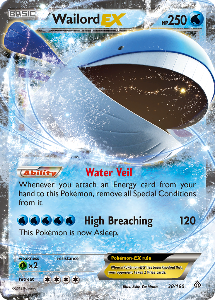 Wailord EX (38/160) [XY: Primal Clash] | Deep Dive Games St. Marys