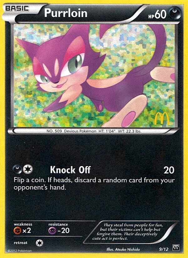 Purrloin (9/12) [McDonald's Promos: 2012 Collection] | Deep Dive Games St. Marys