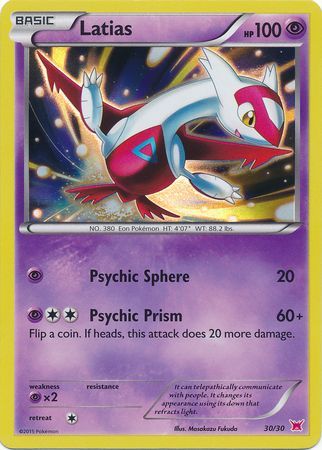 Latias (30/30) [XY: Trainer Kit 2 - Latias] | Deep Dive Games St. Marys