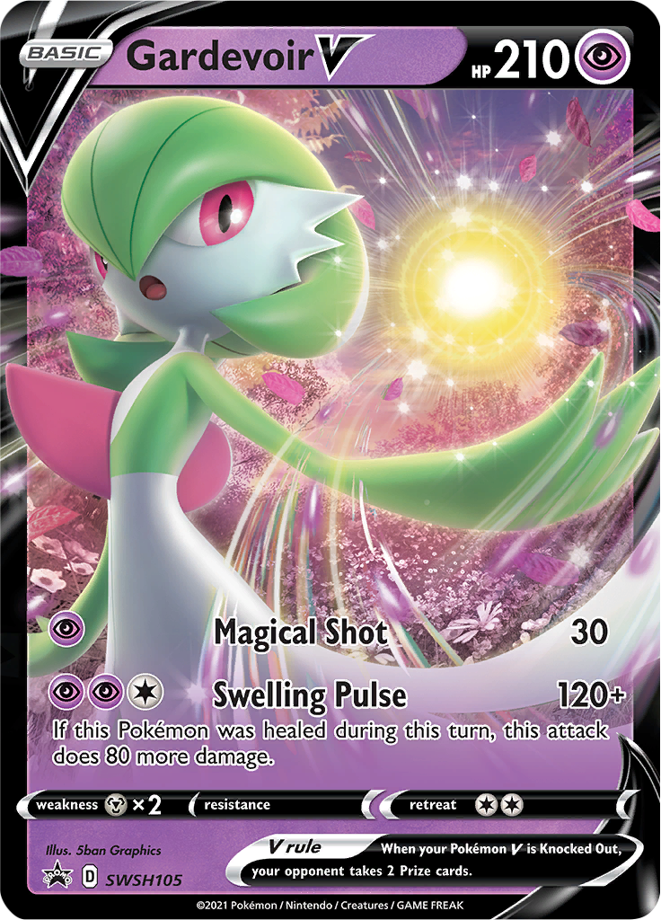 Gardevoir V (SWSH105) [Sword & Shield: Black Star Promos] | Deep Dive Games St. Marys