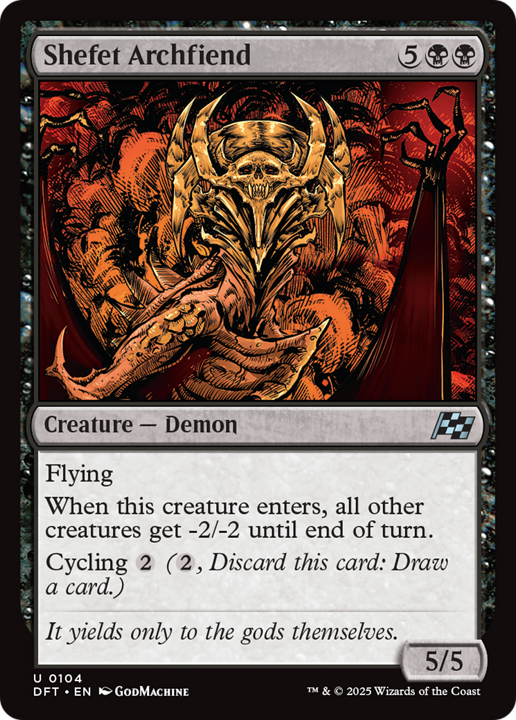 Shefet Archfiend [Aetherdrift] | Deep Dive Games St. Marys
