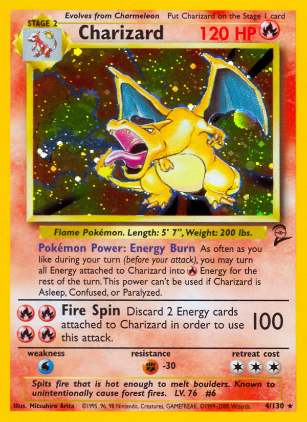 Charizard (4/130) [Base Set 2] | Deep Dive Games St. Marys