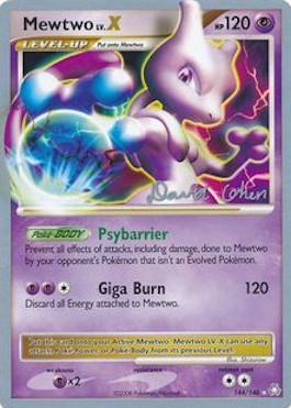 Mewtwo LV.X (144/146) (Stallgon - David Cohen) [World Championships 2009] | Deep Dive Games St. Marys