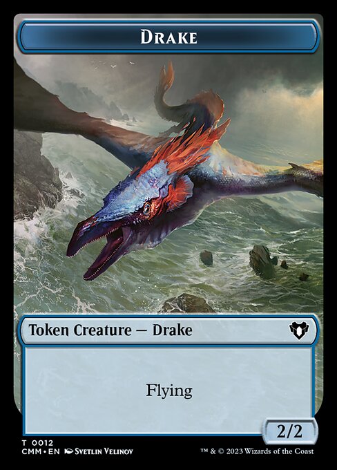 City's Blessing // Drake Double-Sided Token [Commander Masters Tokens] | Deep Dive Games St. Marys