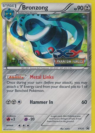 Bronzong (XY21) (Staff) [XY: Black Star Promos] | Deep Dive Games St. Marys