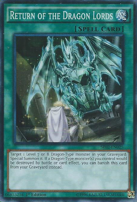 Return of the Dragon Lords [SR02-EN025] Super Rare | Deep Dive Games St. Marys