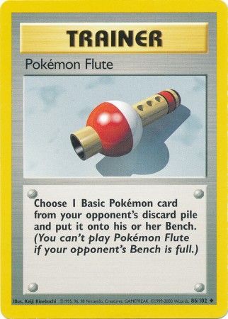 Pokemon Flute (86/102) [Base Set Unlimited] | Deep Dive Games St. Marys