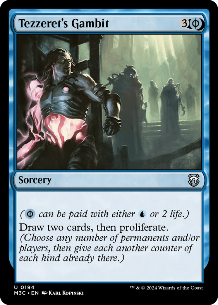 Tezzeret's Gambit (Ripple Foil) [Modern Horizons 3 Commander] | Deep Dive Games St. Marys
