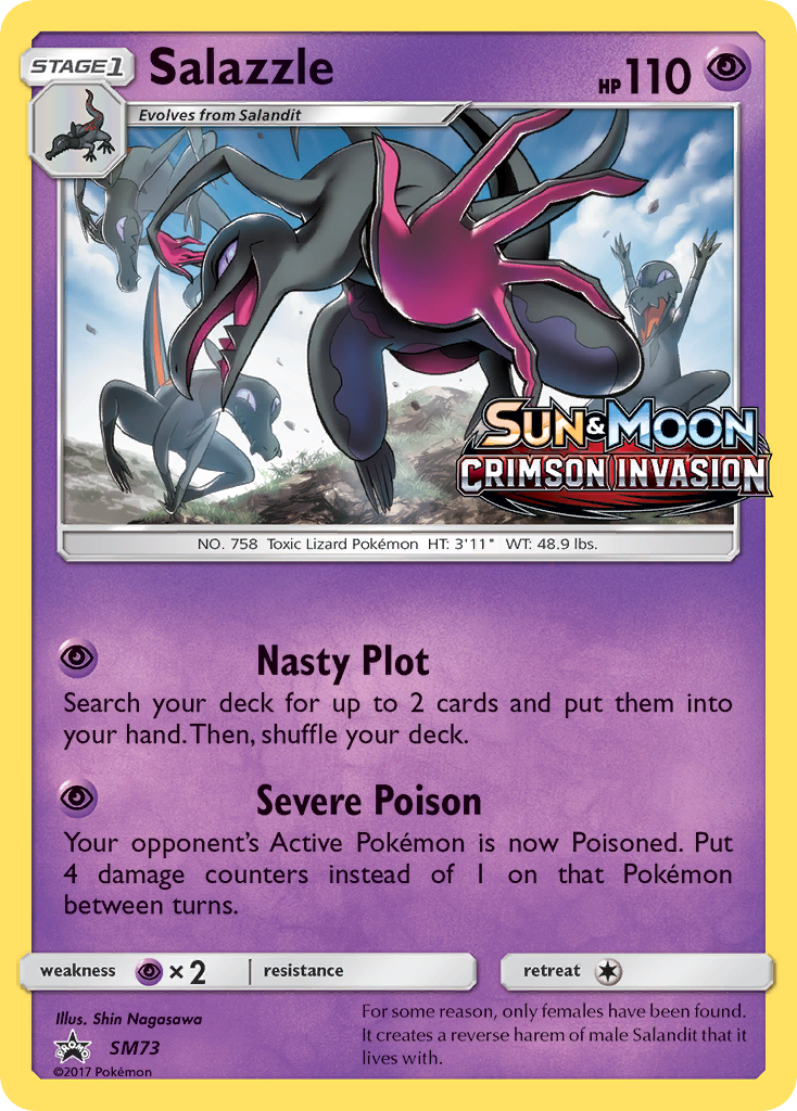 Salazzle (SM73) [Sun & Moon: Black Star Promos] | Deep Dive Games St. Marys