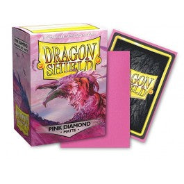 Dragon Shield Sleeves: Standard Matte - Pink Diamond 100CT | Deep Dive Games St. Marys