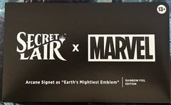 Secret Lair x Marvel: Arcane Signet (Earth's Mightiest Emblem) | Deep Dive Games St. Marys