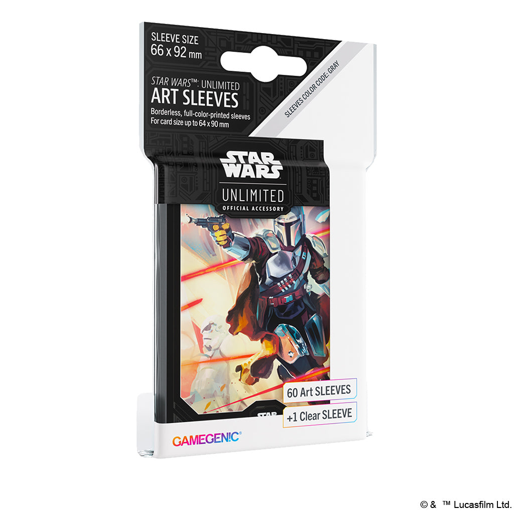 Star Wars Unlimited Art Sleeves: Mandalorian | Deep Dive Games St. Marys