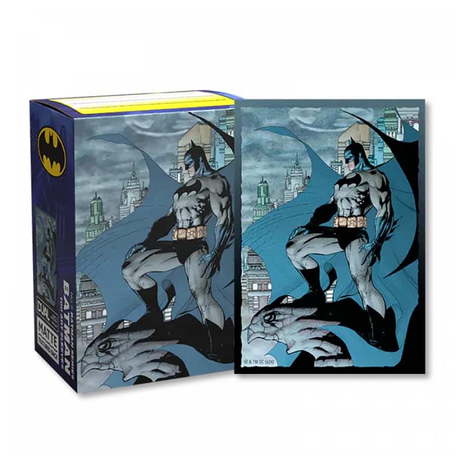 DRAGON SHIELD: DUAL MATTE: BATMAN 85TH ANNIVERSARY: BATMAN (100CT) | Deep Dive Games St. Marys