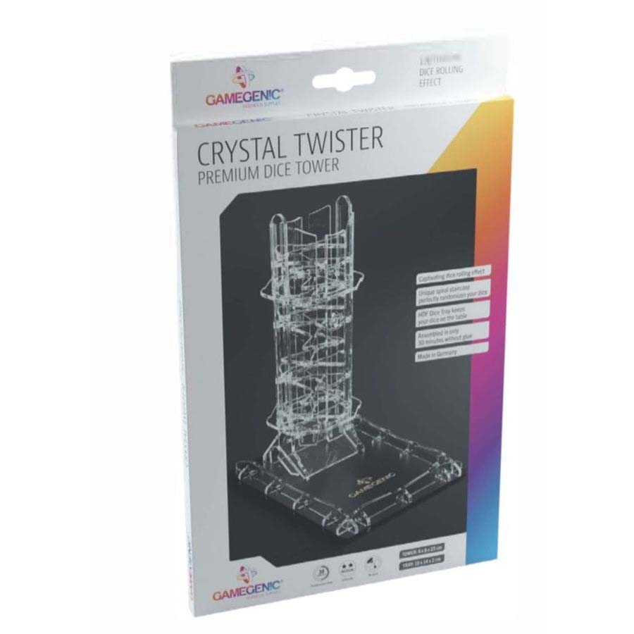 Crystal Twister Premium Dice Tower | Deep Dive Games St. Marys