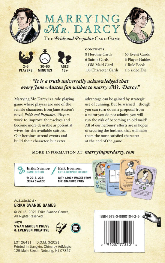 Marrying Mr. Darcy | Deep Dive Games St. Marys