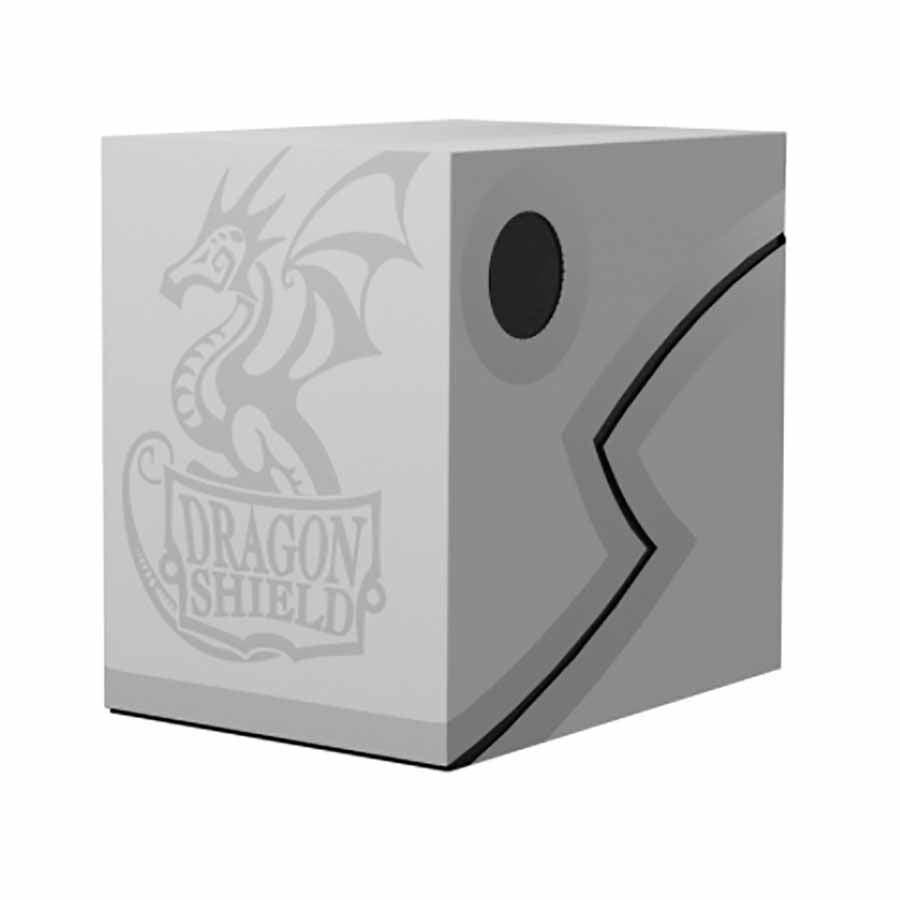 Dragon Shield Double Shell- Ashen White/Black | Deep Dive Games St. Marys