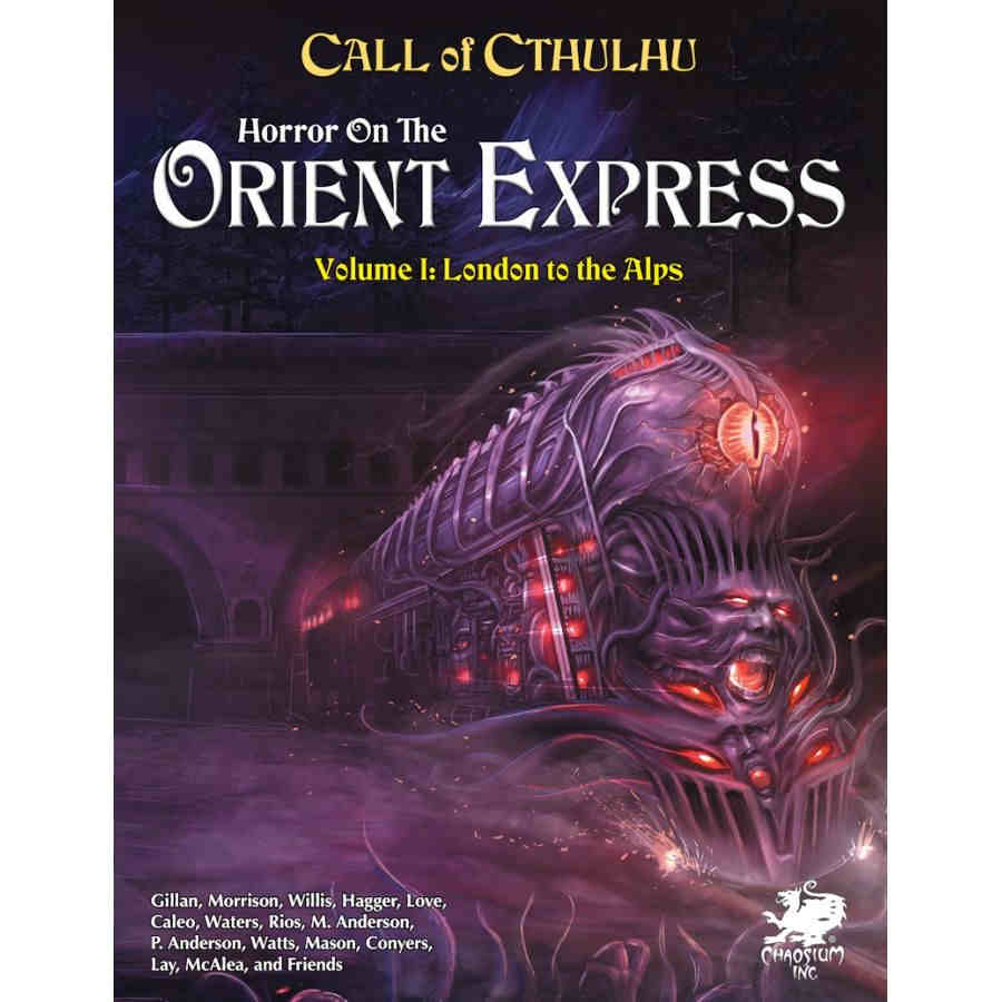 CALL OF CTHULHU RPG (7E): HORROR ON THE ORIENT EXPRESS (TWO-VOLUME HARDCOVER SET) | Deep Dive Games St. Marys