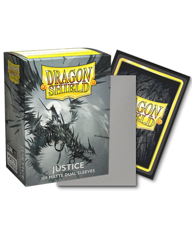 Dragon Shield Dual Sleeves: Matte Justice | Deep Dive Games St. Marys
