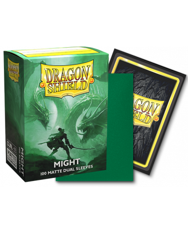 Dragon Shield 100ct Box Deck Duel Sleeve Protector Matte Might | Deep Dive Games St. Marys