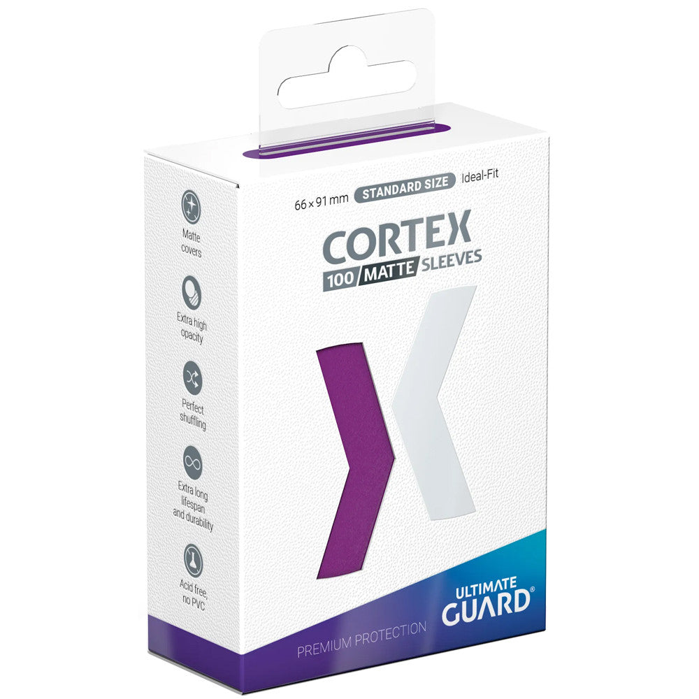 Ultimate Guard Cortex Matte 100 Count Sleeves: Purple | Deep Dive Games St. Marys