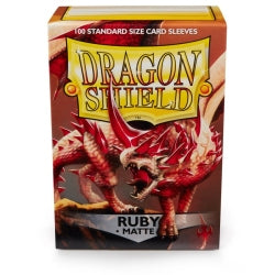 Dragon Shield Sleeves - Ruby | Deep Dive Games St. Marys