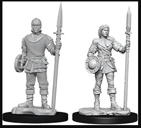 Deep Cuts Unpainted Miniatures: W10 Guards | Deep Dive Games St. Marys