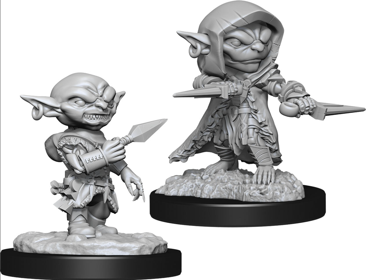 Deep Cuts Unpainted Miniatures: W13 Goblin Rogue Male | Deep Dive Games St. Marys