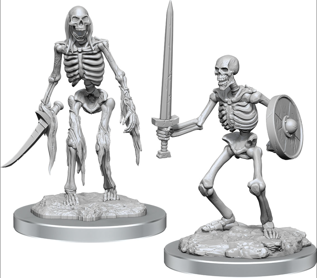 Deep Cuts Unpainted Miniatures: W18 Skeletons | Deep Dive Games St. Marys