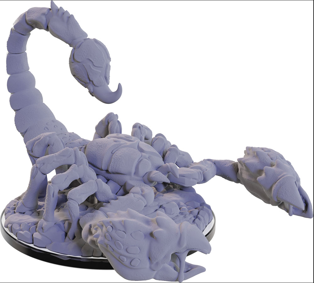 Deep Cuts Unpainted Miniatures: W22 Magma Scorpion | Deep Dive Games St. Marys