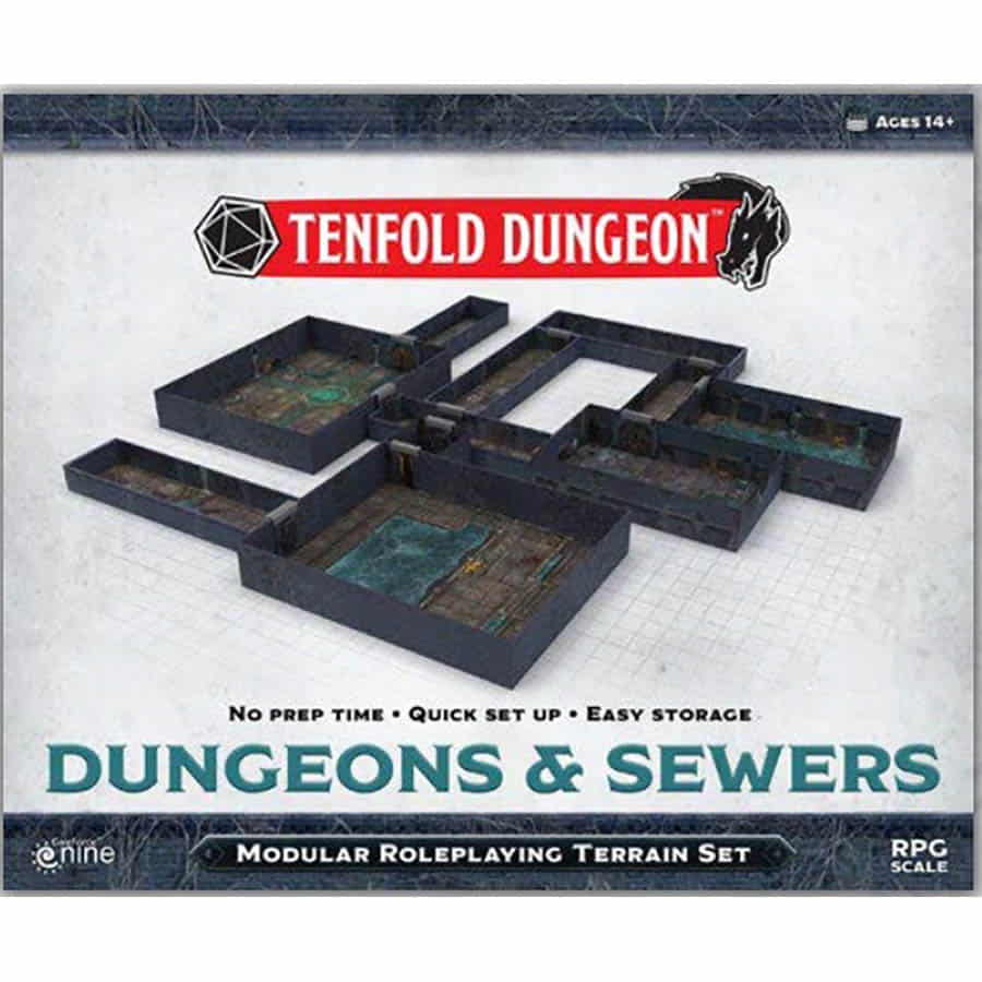 Tenfold Dungeon Set: Dungeons & Sewers | Deep Dive Games St. Marys