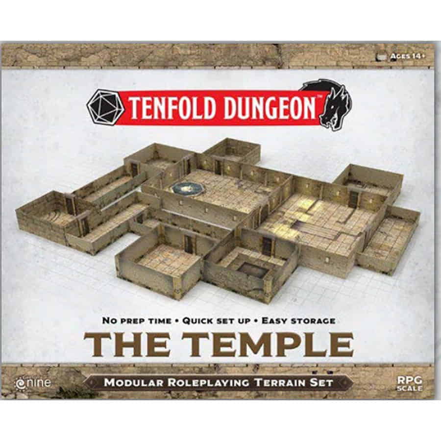 Tenfold Dungeon Set: The Temple | Deep Dive Games St. Marys