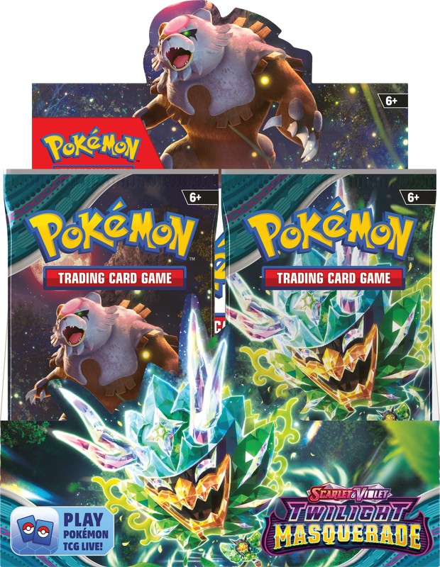 Pokemon Scarlet and Violet Twilight Masquerade Booster Box | Deep Dive Games St. Marys