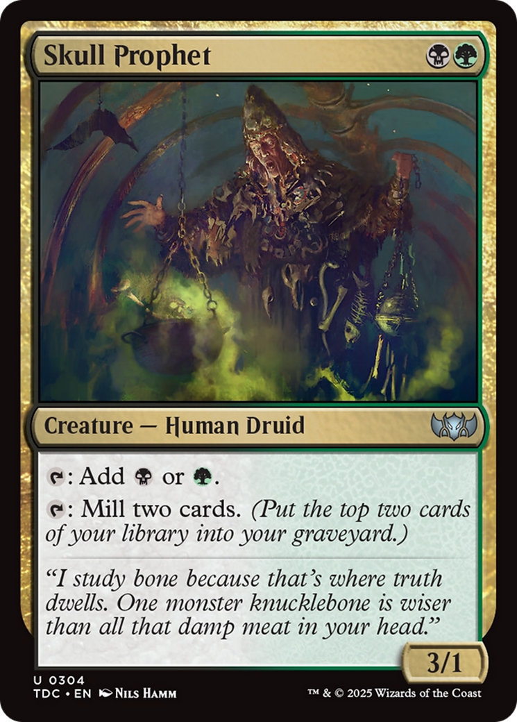 Skull Prophet [Tarkir: Dragonstorm Commander] | Deep Dive Games St. Marys